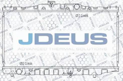 Jdeus 028N04 - Radiators, Motora dzesēšanas sistēma autodraugiem.lv