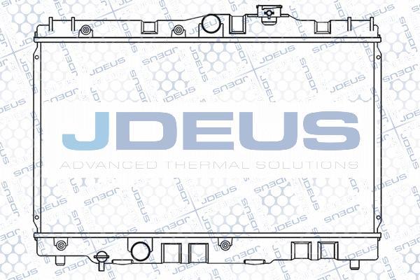 Jdeus 028N11 - Radiators, Motora dzesēšanas sistēma autodraugiem.lv