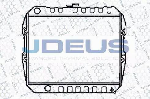 Jdeus 028N35 - Radiators, Motora dzesēšanas sistēma autodraugiem.lv