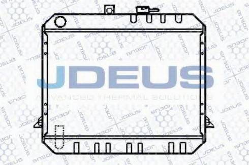 Jdeus 028N33 - Radiators, Motora dzesēšanas sistēma autodraugiem.lv