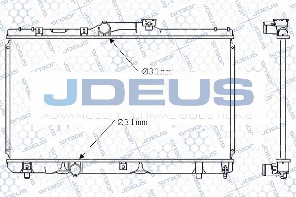 Jdeus 028N21 - Radiators, Motora dzesēšanas sistēma autodraugiem.lv