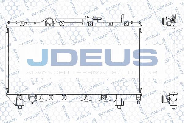 Jdeus 028N23 - Radiators, Motora dzesēšanas sistēma autodraugiem.lv