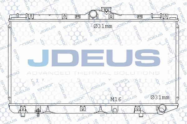 Jdeus 028N22 - Radiators, Motora dzesēšanas sistēma autodraugiem.lv