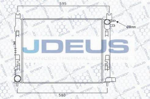 Jdeus 023M96 - Radiators, Motora dzesēšanas sistēma autodraugiem.lv