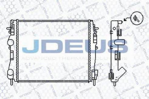 Jdeus 023M48 - Radiators, Motora dzesēšanas sistēma autodraugiem.lv