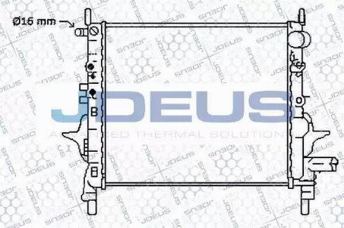 Jdeus 023M68 - Radiators, Motora dzesēšanas sistēma autodraugiem.lv