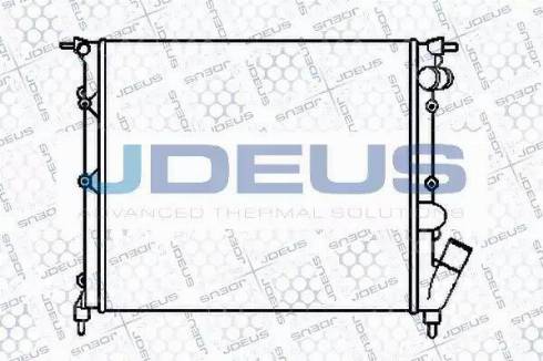 Jdeus 023V53 - Radiators, Motora dzesēšanas sistēma autodraugiem.lv