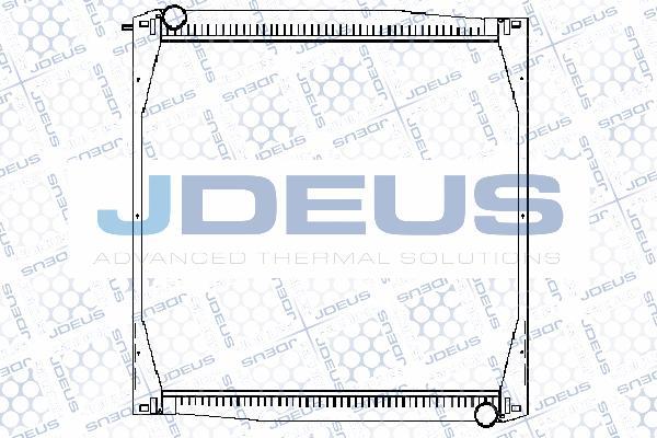 Jdeus 141M04 - Radiators, Motora dzesēšanas sistēma autodraugiem.lv