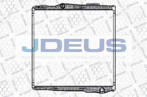 Jdeus 141M07 - Radiators, Motora dzesēšanas sistēma autodraugiem.lv