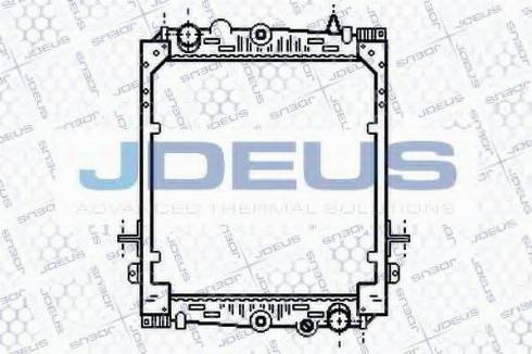 Jdeus 108M04 - Radiators, Motora dzesēšanas sistēma autodraugiem.lv