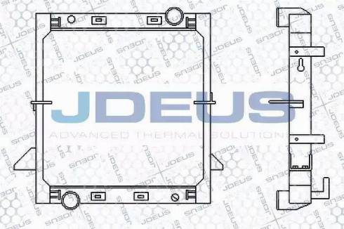 Jdeus 114M08 - Radiators, Motora dzesēšanas sistēma autodraugiem.lv