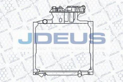 Jdeus 115M09 - Radiators, Motora dzesēšanas sistēma autodraugiem.lv