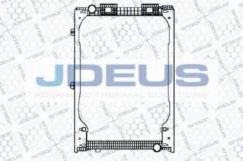 Jdeus 115M08 - Radiators, Motora dzesēšanas sistēma autodraugiem.lv