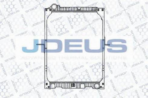 Jdeus 117M01 - Radiators, Motora dzesēšanas sistēma autodraugiem.lv