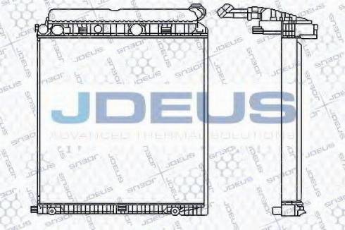 Jdeus 117M08 - Radiators, Motora dzesēšanas sistēma autodraugiem.lv