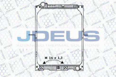 Jdeus 117M03 - Radiators, Motora dzesēšanas sistēma autodraugiem.lv