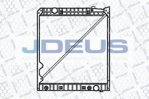 Jdeus 117M07B - Radiators, Motora dzesēšanas sistēma autodraugiem.lv