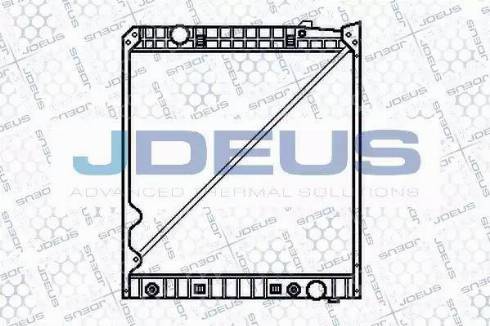 Jdeus 117M07 - Radiators, Motora dzesēšanas sistēma autodraugiem.lv