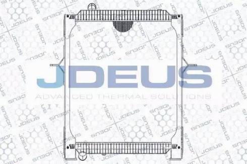 Jdeus 131M09 - Radiators, Motora dzesēšanas sistēma autodraugiem.lv