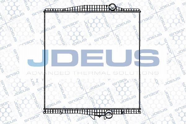 Jdeus 131M08Z - Radiators, Motora dzesēšanas sistēma autodraugiem.lv