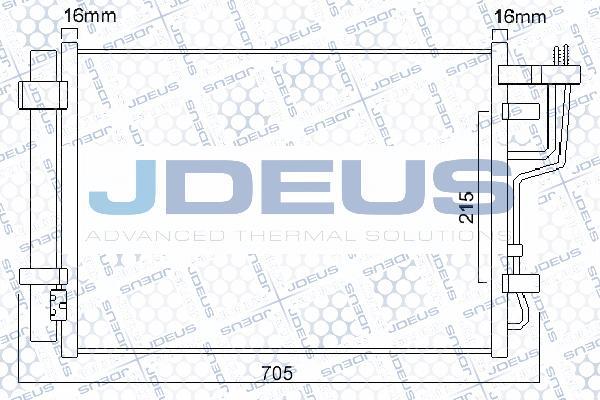 Jdeus 765M09 - Kondensators, Gaisa kond. sistēma autodraugiem.lv