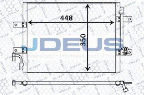 Jdeus 711M65 - Kondensators, Gaisa kond. sistēma autodraugiem.lv