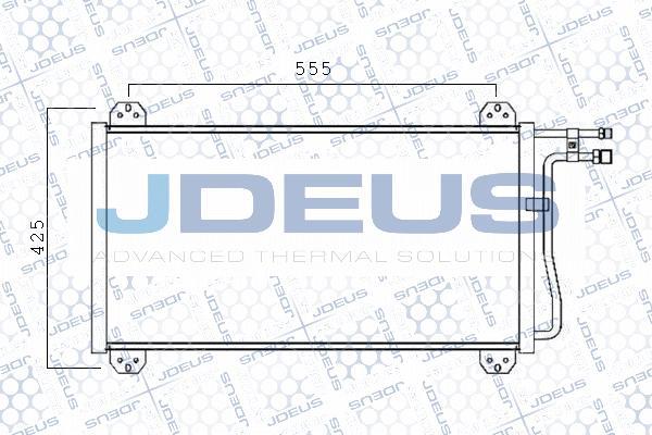 Jdeus 717M21 - Kondensators, Gaisa kond. sistēma autodraugiem.lv