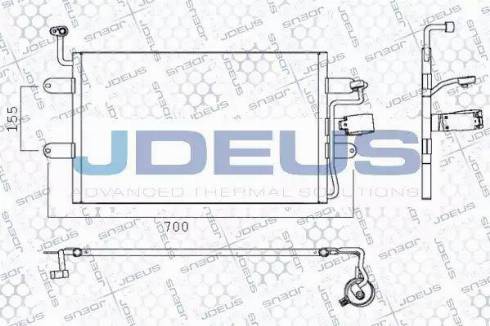 Jdeus 725M18 - Kondensators, Gaisa kond. sistēma autodraugiem.lv