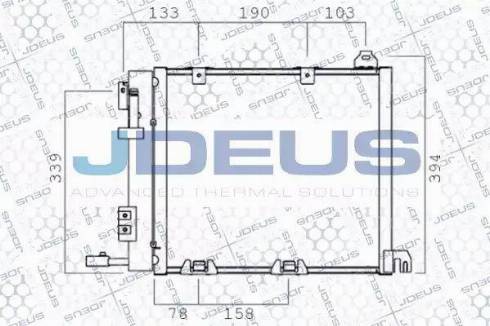 Jdeus 720M31 - Kondensators, Gaisa kond. sistēma autodraugiem.lv