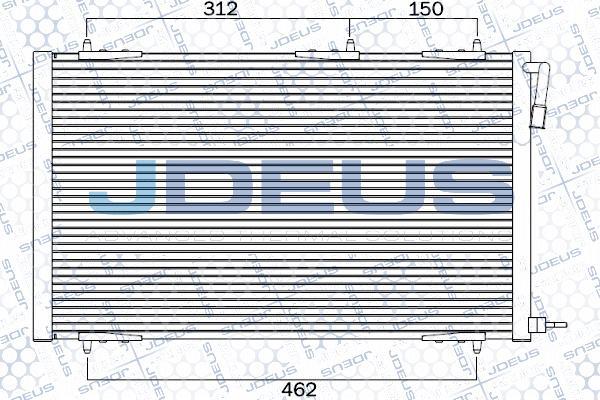 Jdeus 721M50 - Kondensators, Gaisa kond. sistēma autodraugiem.lv