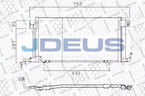 Jdeus 721M20 - Kondensators, Gaisa kond. sistēma autodraugiem.lv