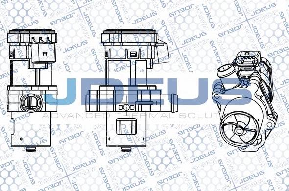 Jdeus EG017002V - Izpl. gāzu recirkulācijas vārsts autodraugiem.lv