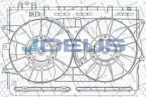 Jdeus EV5280110 - Ventilators, Motora dzesēšanas sistēma autodraugiem.lv