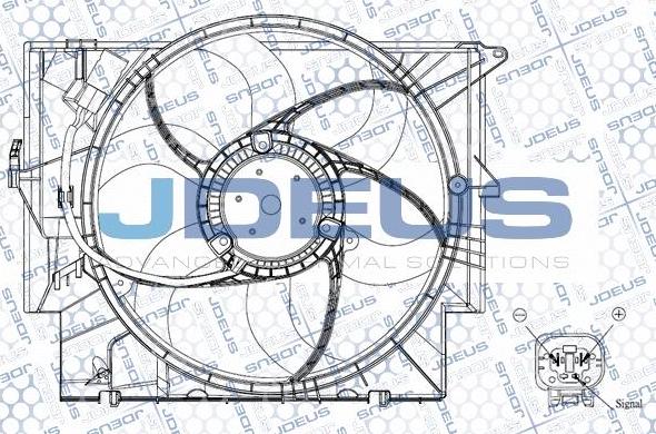 Jdeus EV0050680 - Ventilators, Motora dzesēšanas sistēma autodraugiem.lv