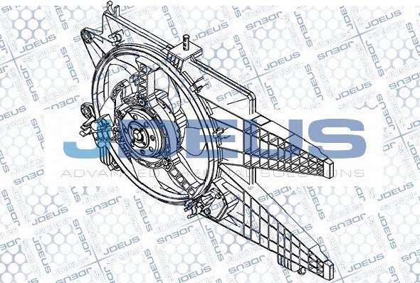 Jdeus EV0110990 - Ventilators, Motora dzesēšanas sistēma autodraugiem.lv