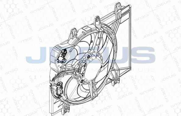 Jdeus EV0111560 - Ventilators, Motora dzesēšanas sistēma autodraugiem.lv