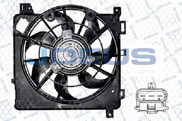 Jdeus EV0200980 - Ventilators, Motora dzesēšanas sistēma autodraugiem.lv