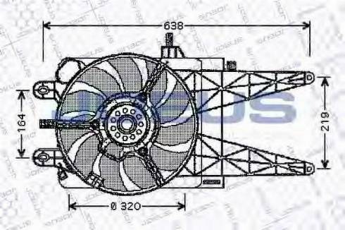 Jdeus EV11M600 - Ventilators, Motora dzesēšanas sistēma autodraugiem.lv