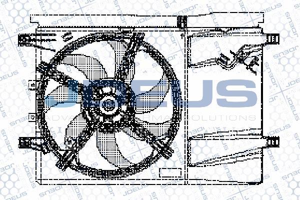Jdeus EV11M670 - Ventilators, Motora dzesēšanas sistēma autodraugiem.lv