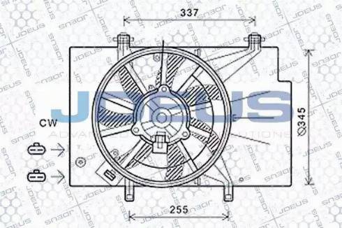 Jdeus EV12M360 - Ventilators, Motora dzesēšanas sistēma autodraugiem.lv