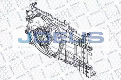 Jdeus EV849000 - Ventilators, Motora dzesēšanas sistēma autodraugiem.lv