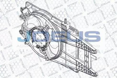 Jdeus EV845100 - Ventilators, Motora dzesēšanas sistēma autodraugiem.lv