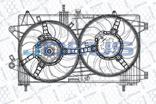 Jdeus EV848600 - Ventilators, Motora dzesēšanas sistēma autodraugiem.lv