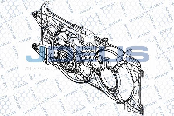 Jdeus EV847600 - Ventilators, Motora dzesēšanas sistēma autodraugiem.lv