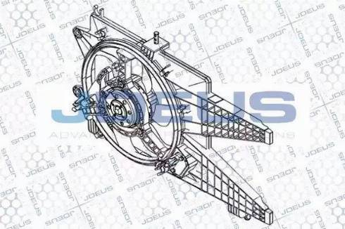 Jdeus EV851600 - Ventilators, Motora dzesēšanas sistēma autodraugiem.lv