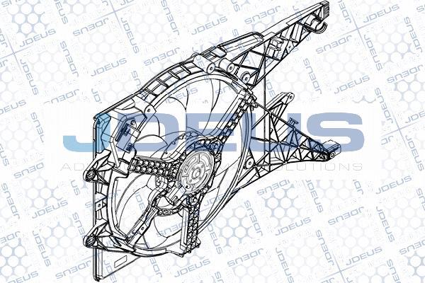 Jdeus EV877700 - Ventilators, Motora dzesēšanas sistēma autodraugiem.lv