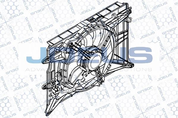 Jdeus EV8D4040 - Ventilators, Motora dzesēšanas sistēma autodraugiem.lv