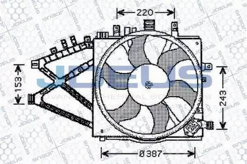 Jdeus EV200720 - Ventilators, Motora dzesēšanas sistēma autodraugiem.lv