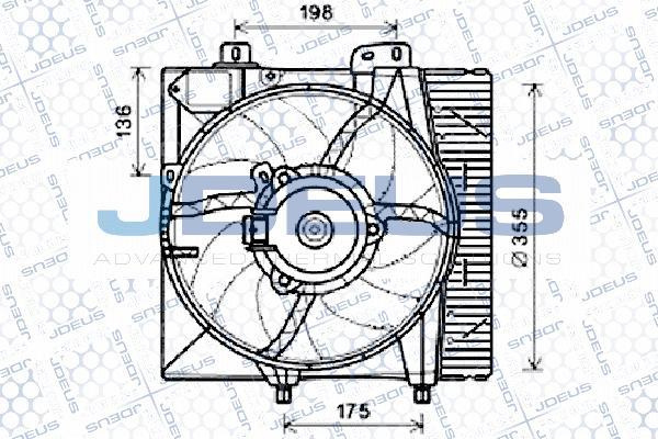 Jdeus EV210430 - Ventilators, Motora dzesēšanas sistēma autodraugiem.lv