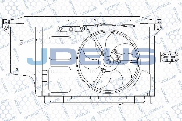 Jdeus EV210302 - Ventilators, Motora dzesēšanas sistēma autodraugiem.lv